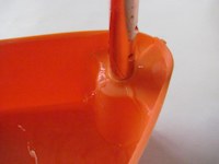 water flows into plumb tub